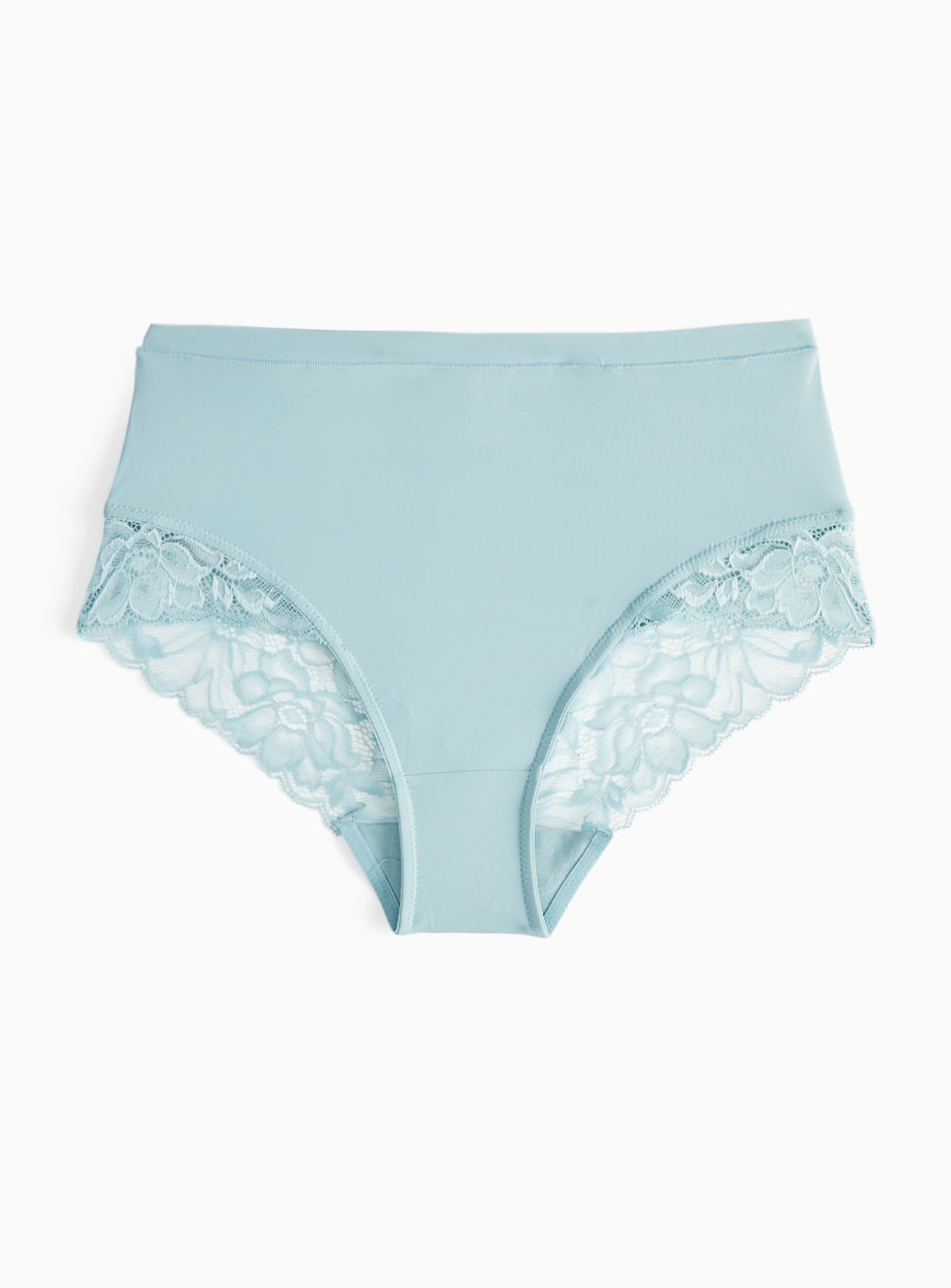 Green Fleur Lace Full Knickers 