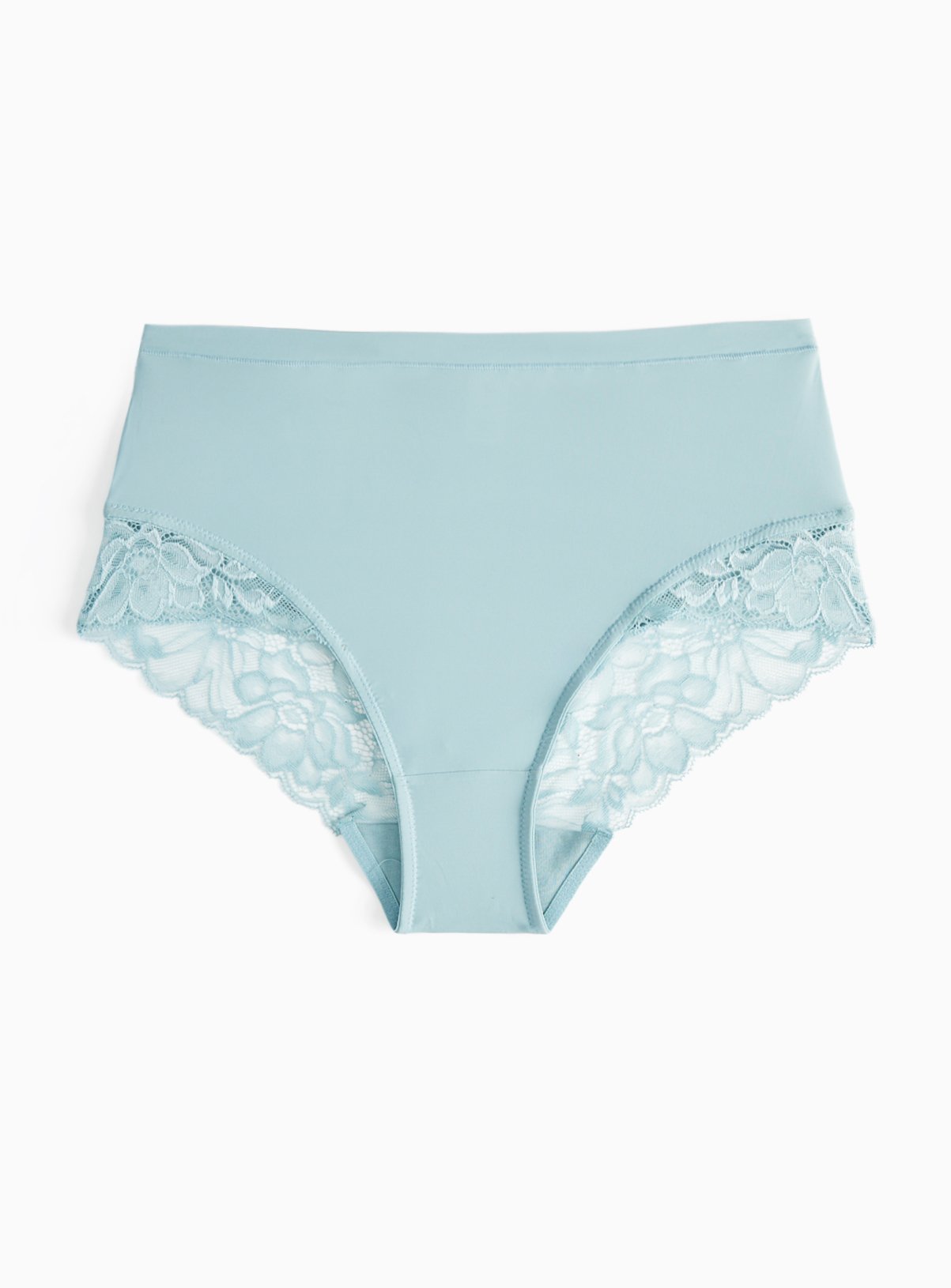Green Fleur Lace Full Knickers 