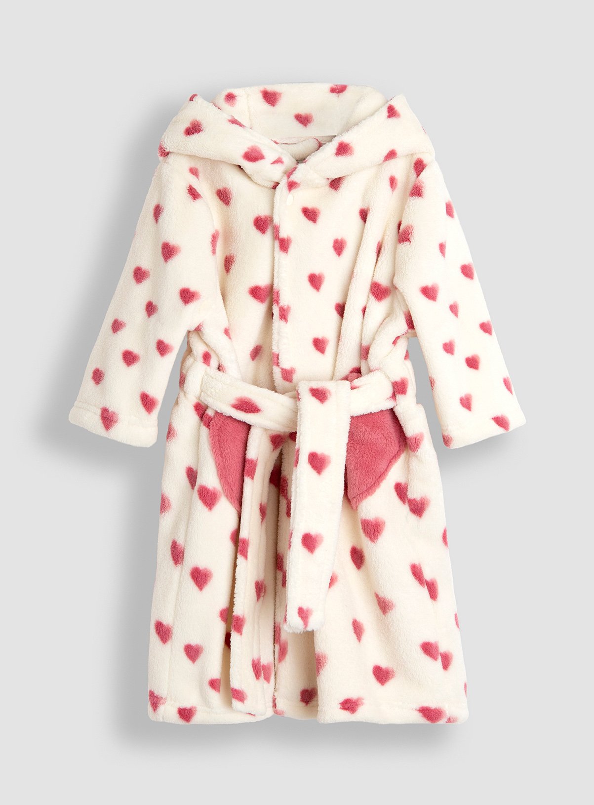JOJO MAMAN BÉBÉ Heart Dressing Gown 4-5 Years