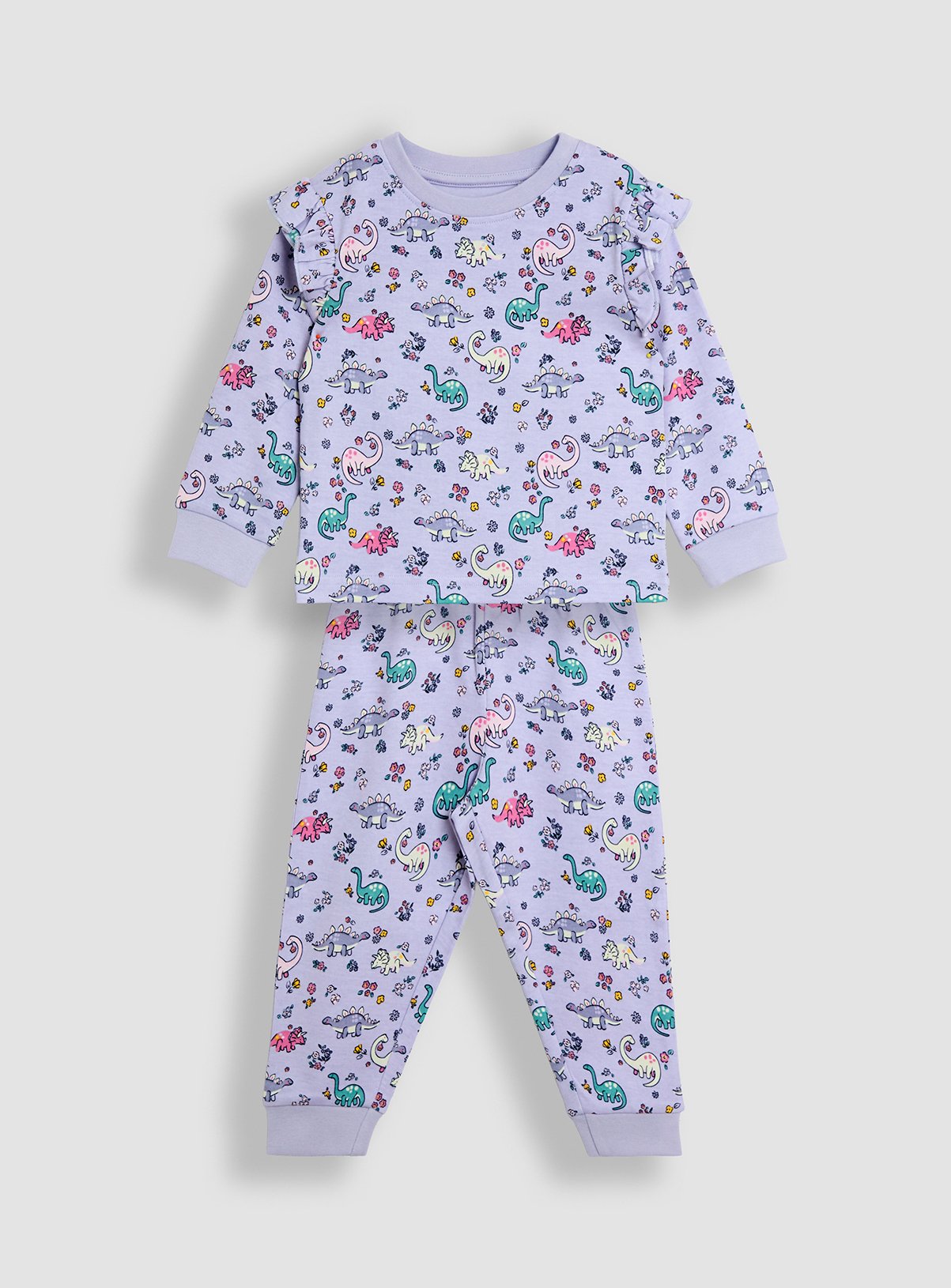 JOJO MAMAN BÉBÉ Glow In The Dark Dinosaur Print Jersey Pyjamas 4-5 Years