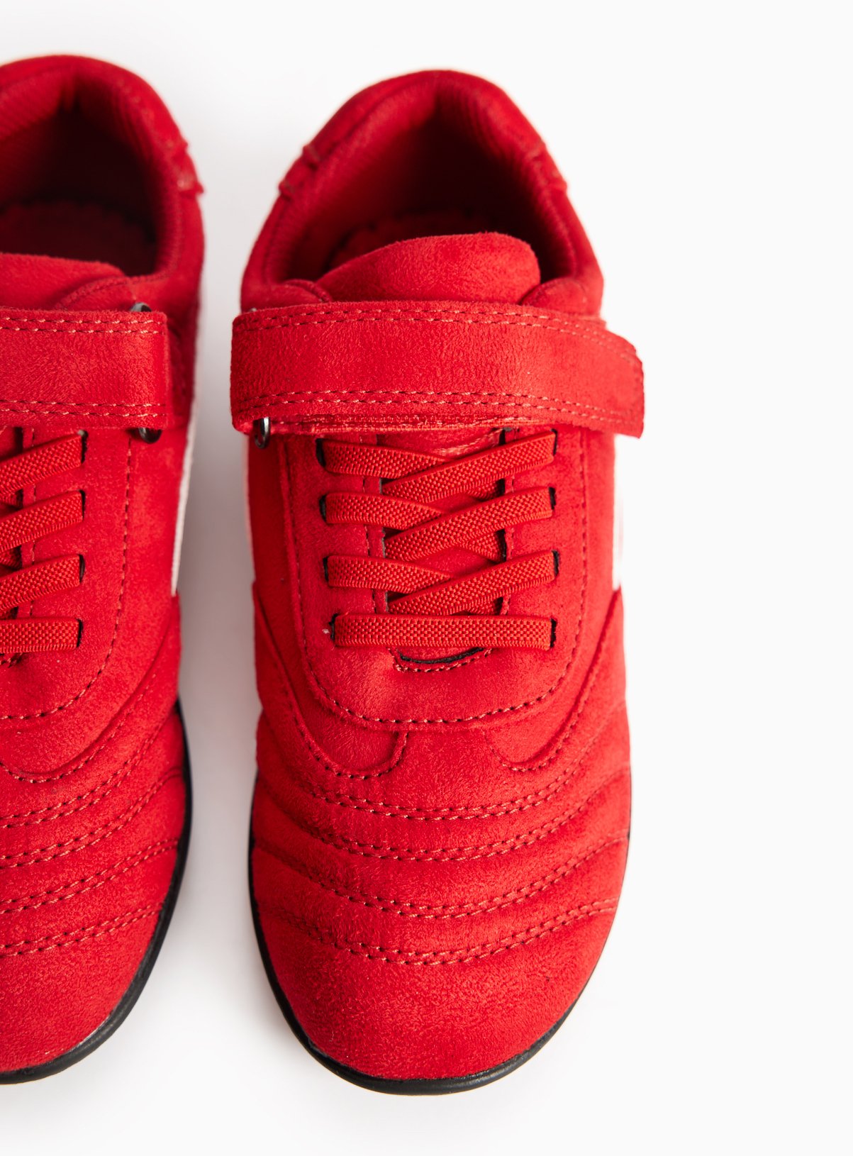 Bright Red Low Profile Trainers 2