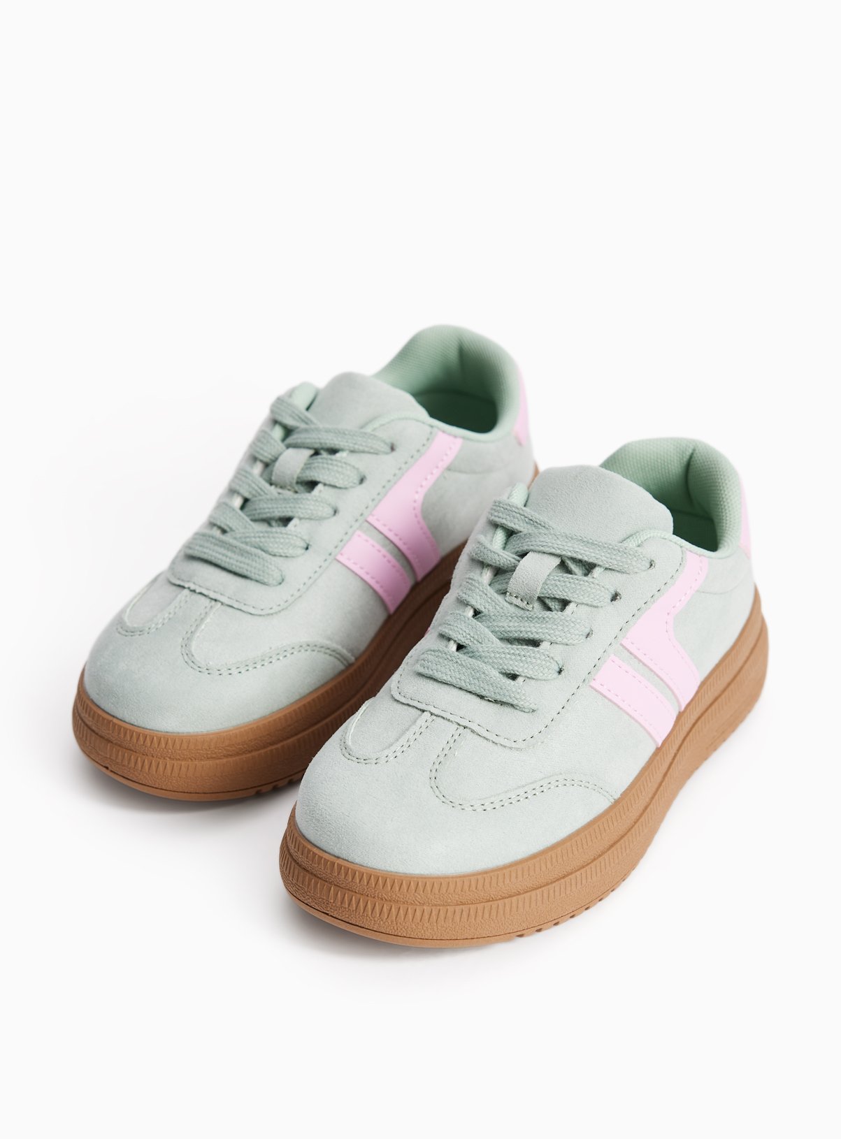 Green Triple Stack Trainers 