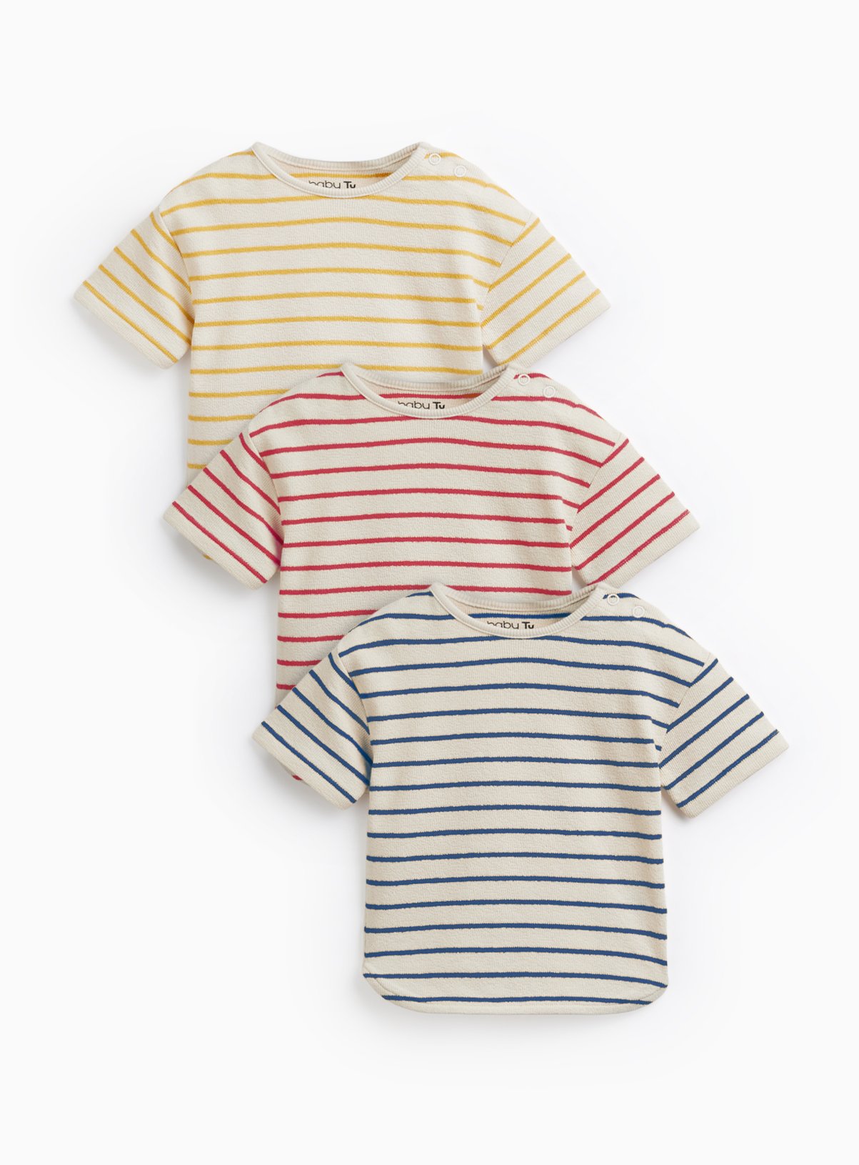 Striped T-Shirts 3 Pack 18-24 months