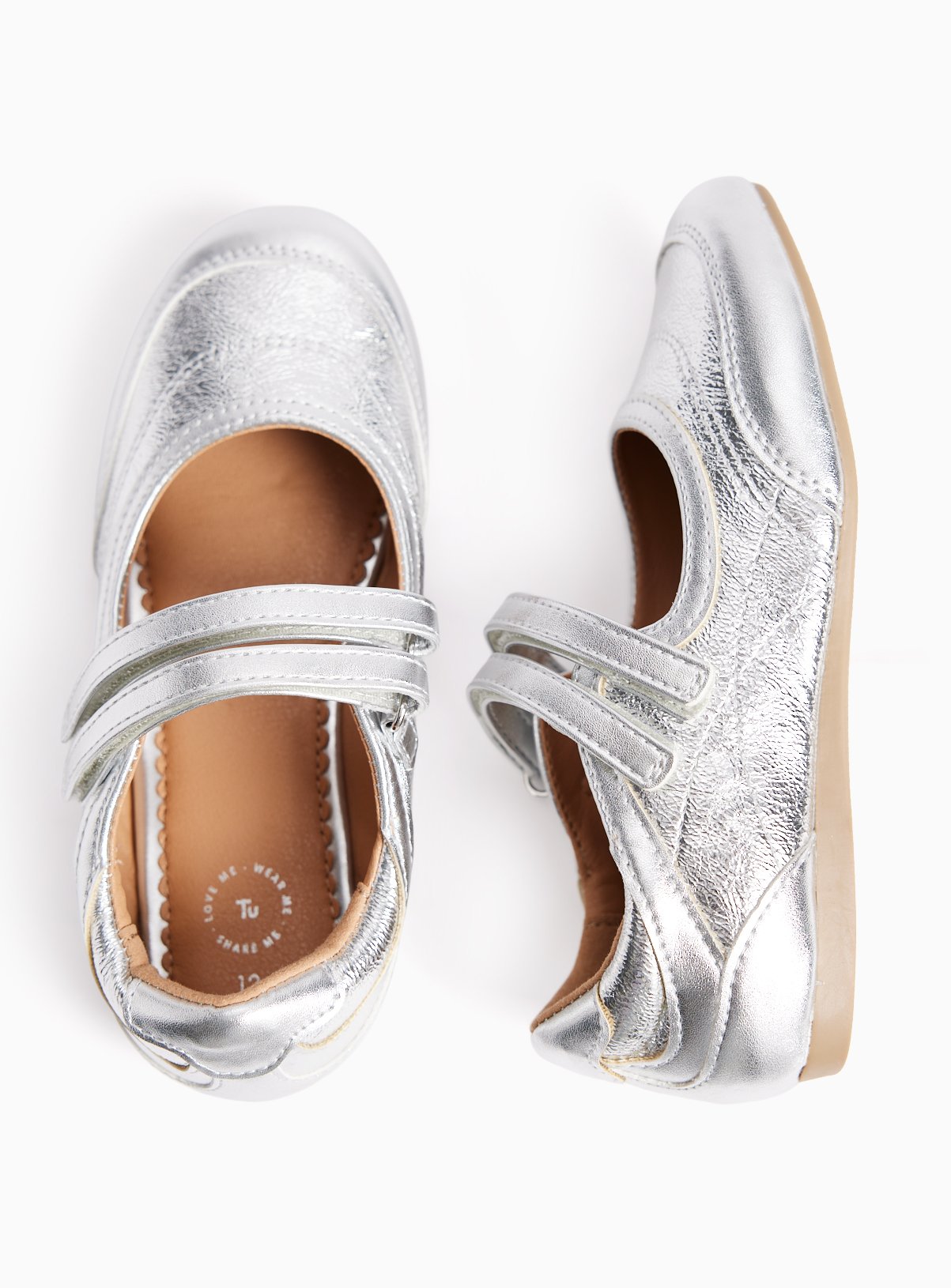 Silver Sporty Ballerina Trainers 