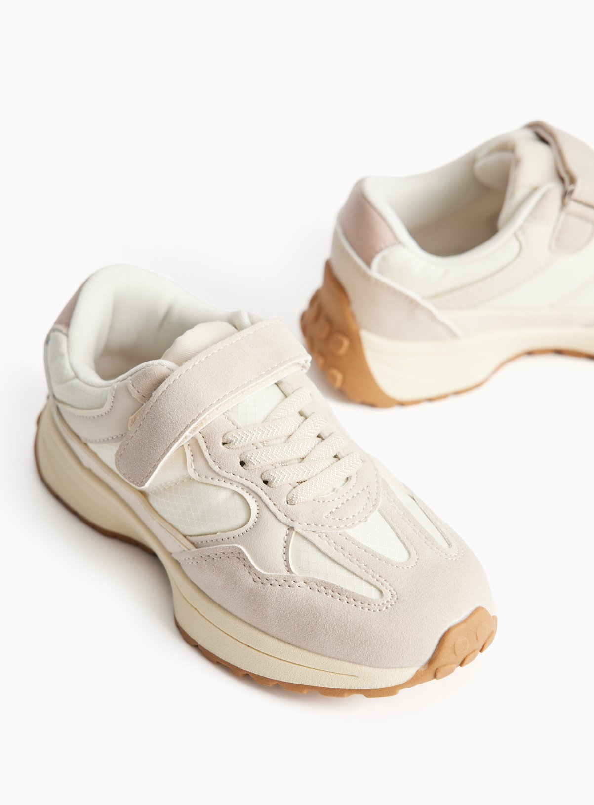 Neutral Tonal Runner Trainers 