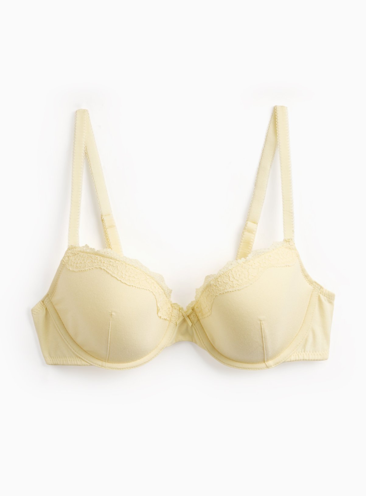 Yellow Padded Underwired T-Shirt Bra 36B