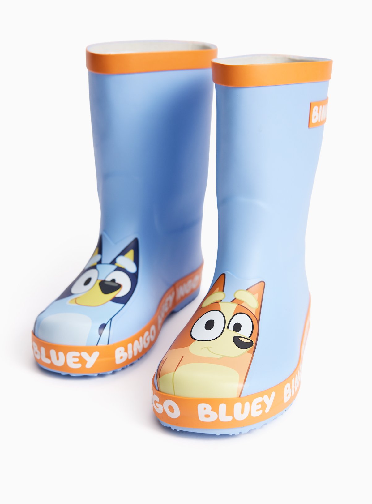 Bluey Orange Rubber Wellies