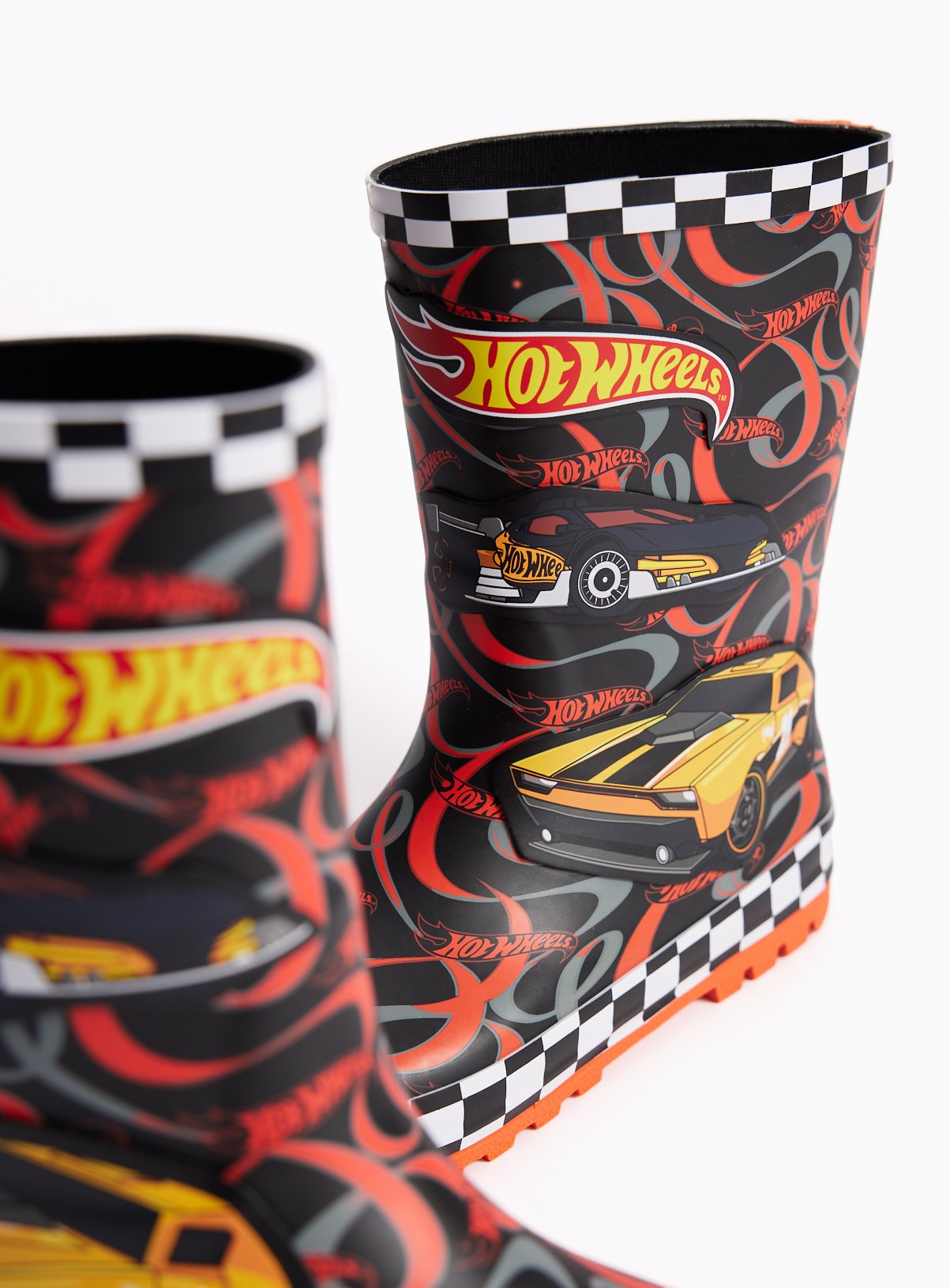 Hot Wheels Character Print Wellies 
