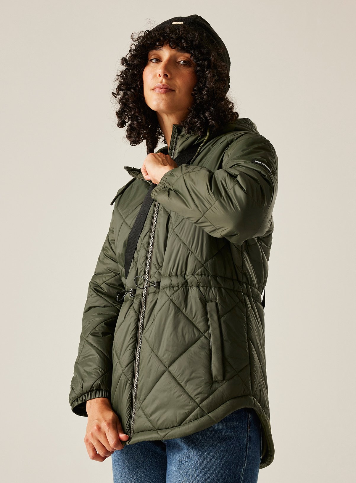 REGATTA Ivey Quilted Jacket Khaki 