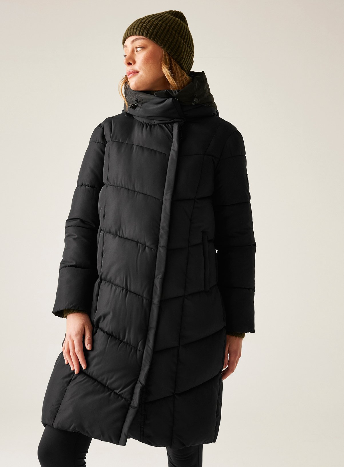 REGATTA Nurie Quilted Coat Black 