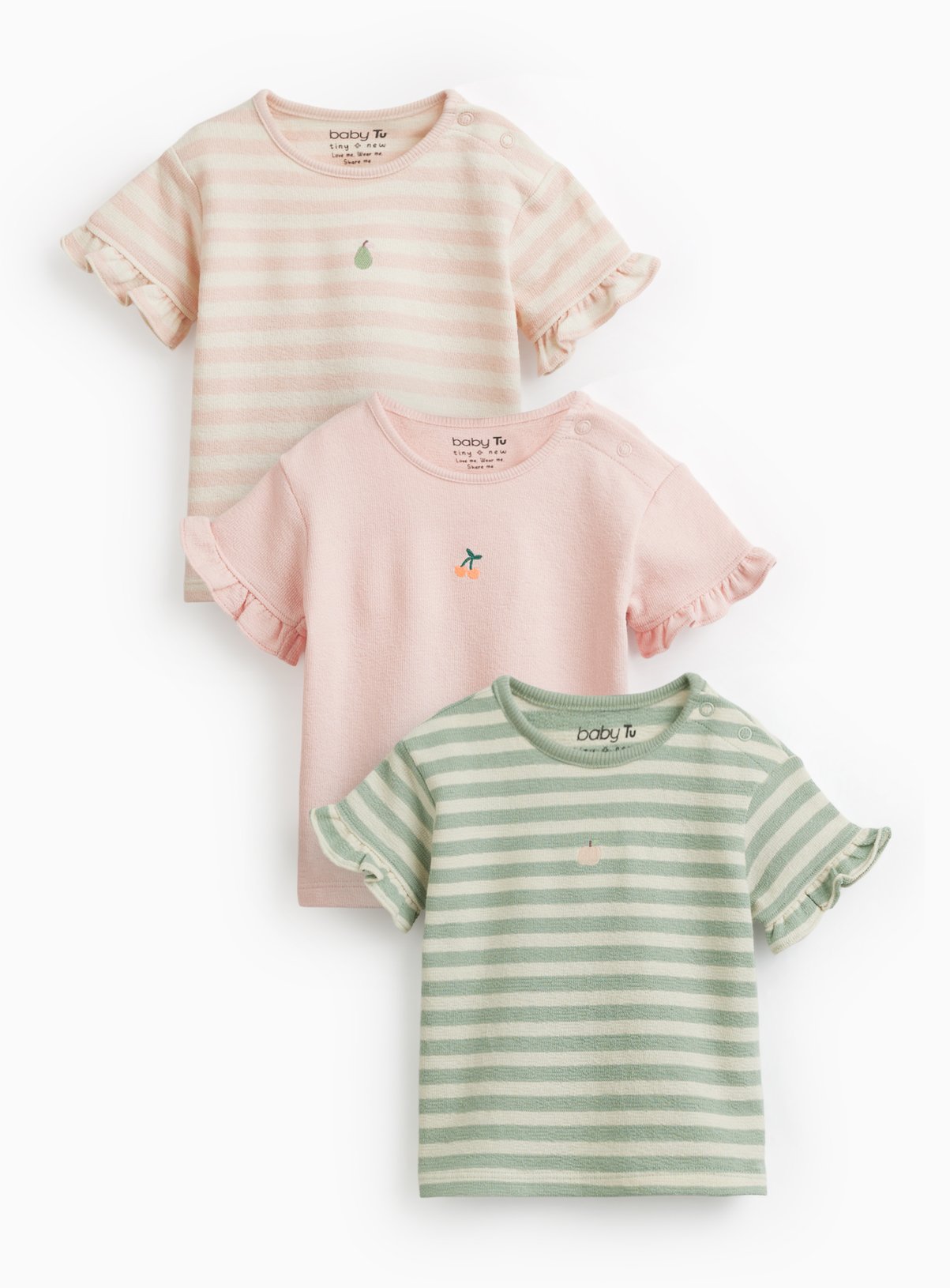 Pastel Short Sleeve T-Shirts 3 Pack  