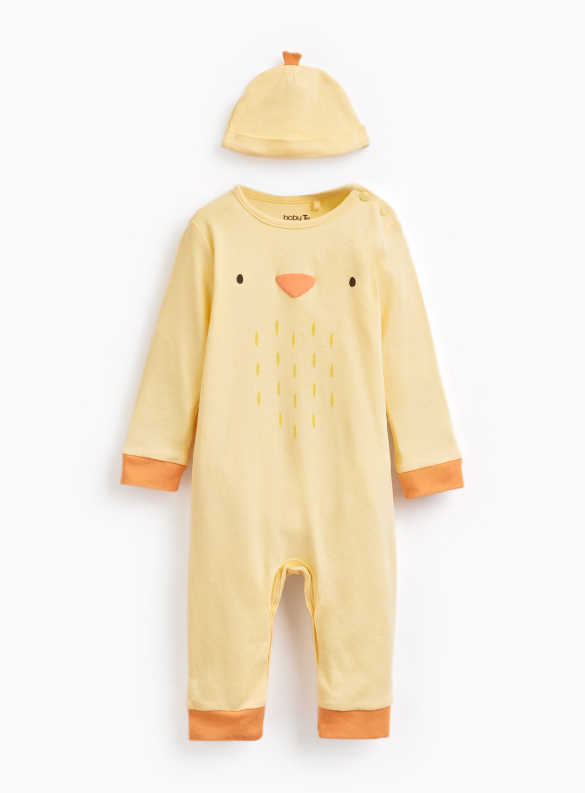 Yellow Easter Chick Sleepsuit & Hat 18-24 months