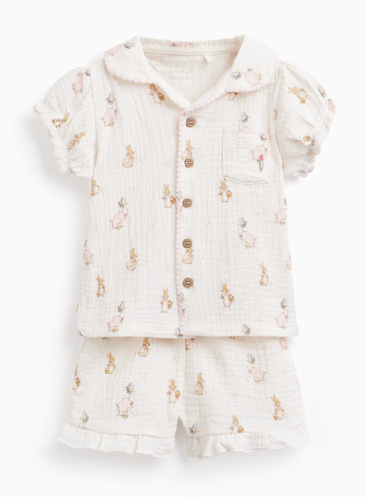 Cream Peter Rabbit Traditional Pyjamas 18-24 months