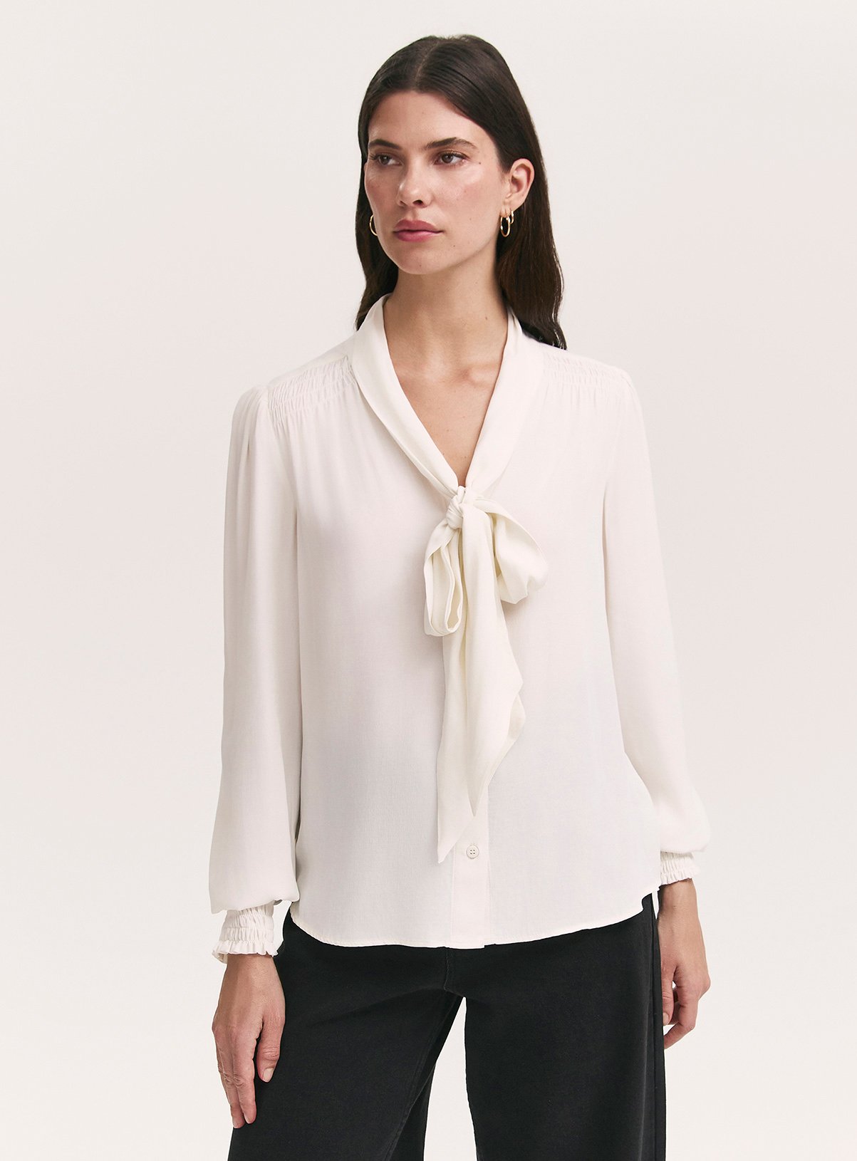 FINERY Mavis Blouse  Ivory 
