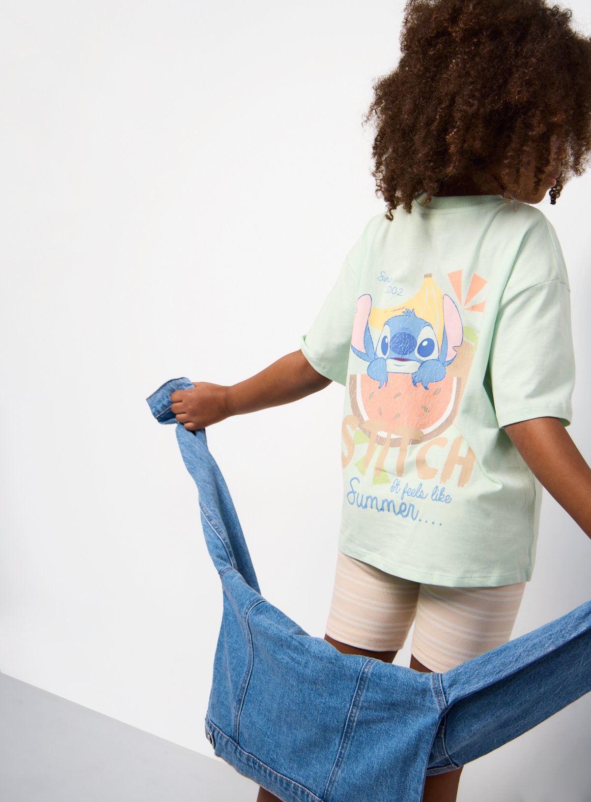 Turquoise Disney Stitch Graphic T-Shirt 14 years
