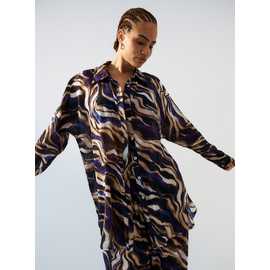 Wave Print Beach Shirt