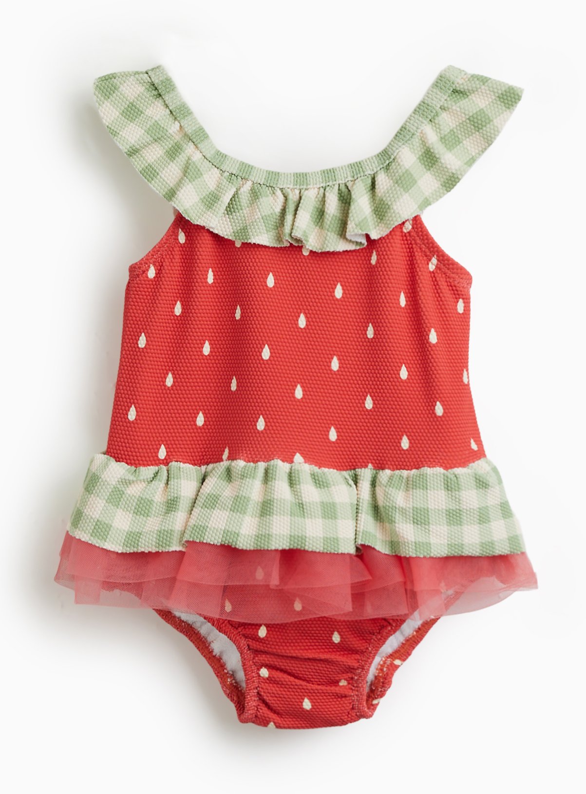 Novelty Strawberry Swimsuit Costume 12-18 months