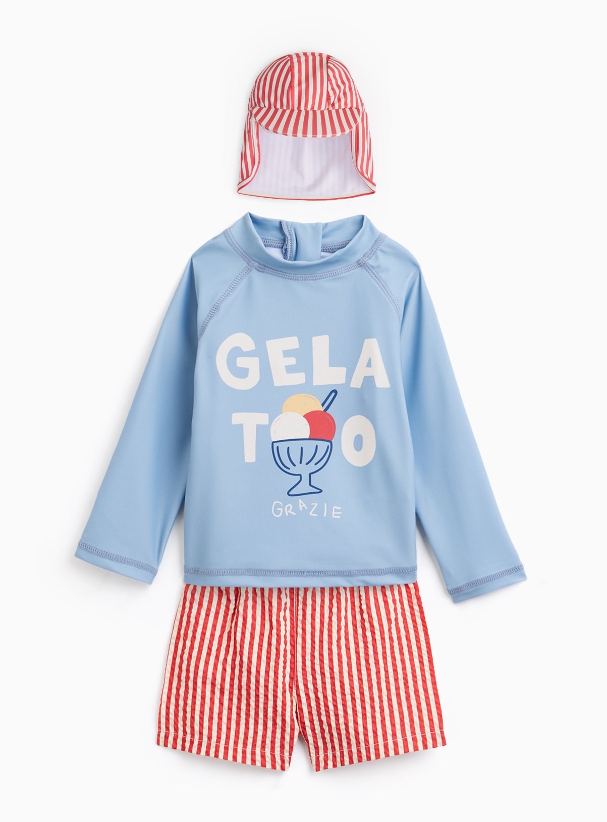 Gelato Graphic 3 Piece Swim Set 12-18 months