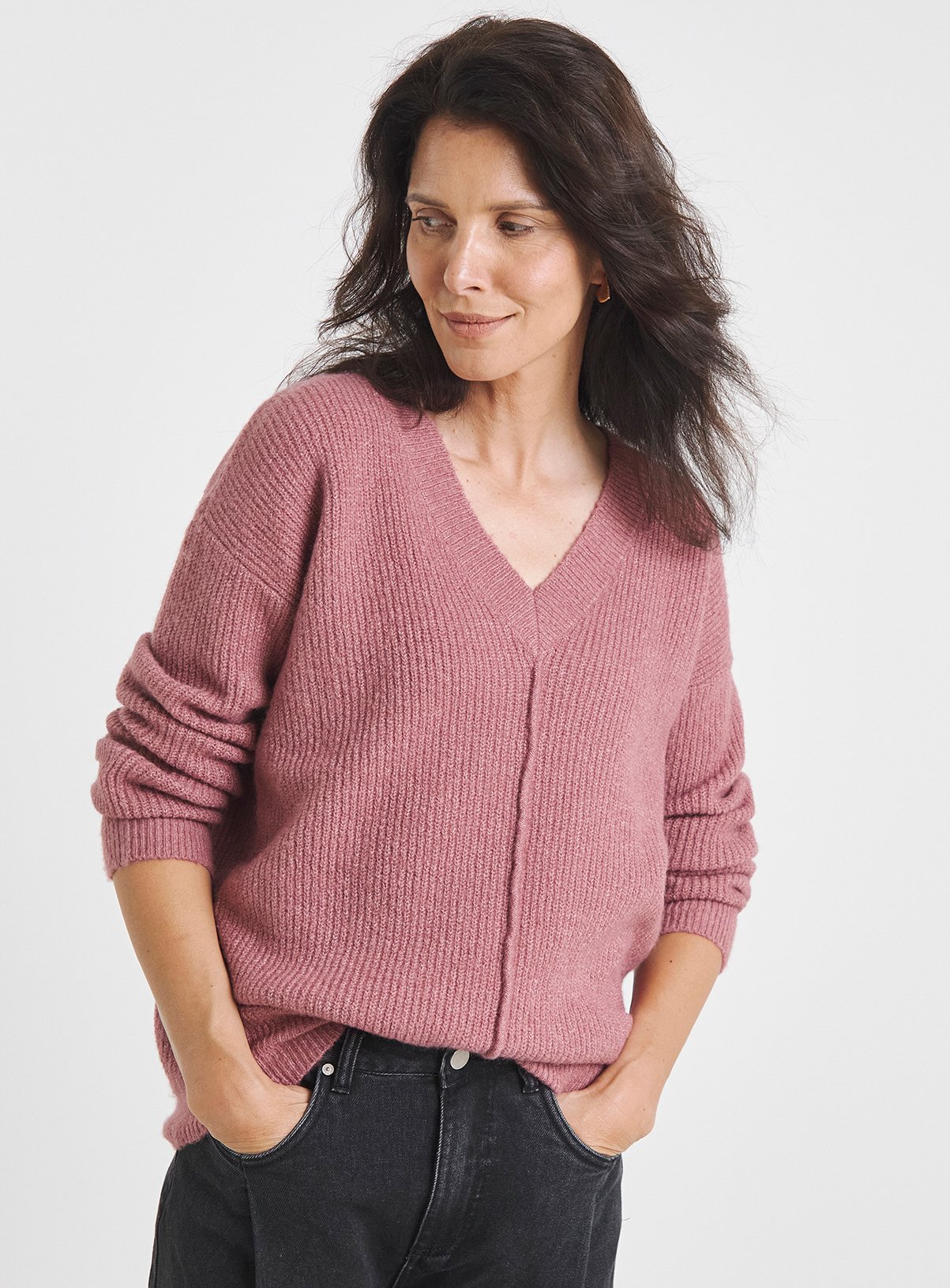 JD WILLIAMS Sponge V Neck Jumper 