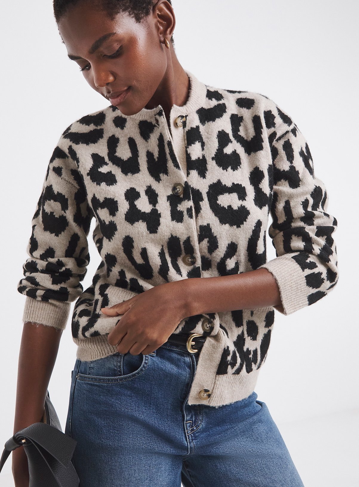 JD WILLIAMS Sponge Animal Jacquard Bomber 