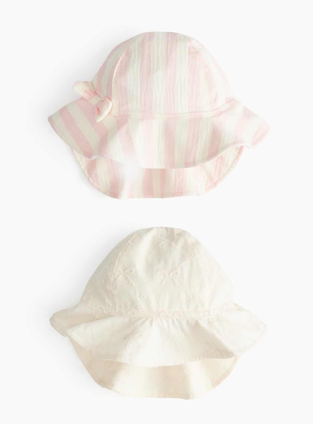 Bow Themed Sun Hats 2 Pack