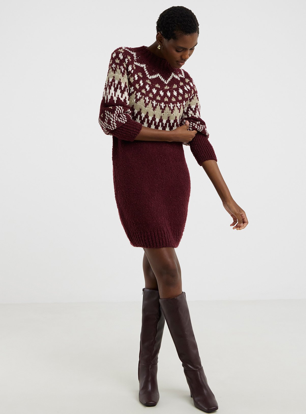 JD WILLIAMS Fairisle Jumper Dress