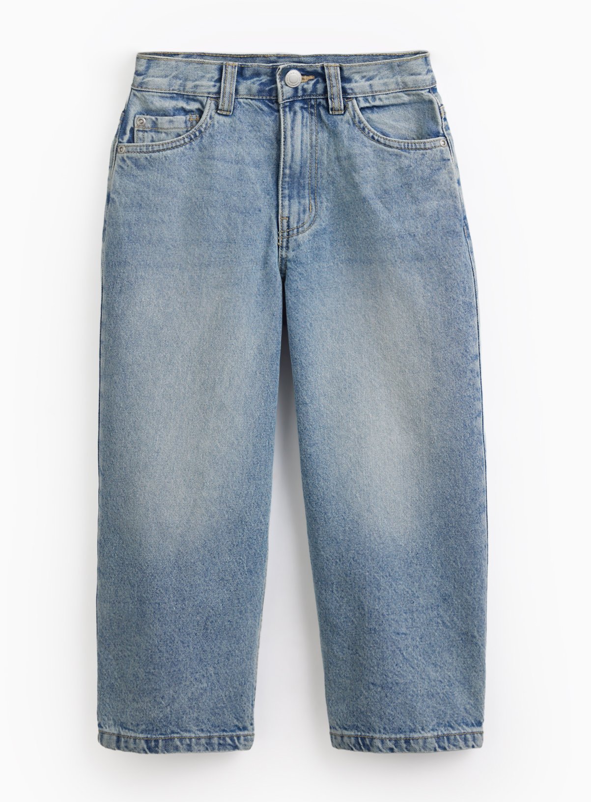 Light Blue Sun Bleached Wide Leg Jeans 12 years