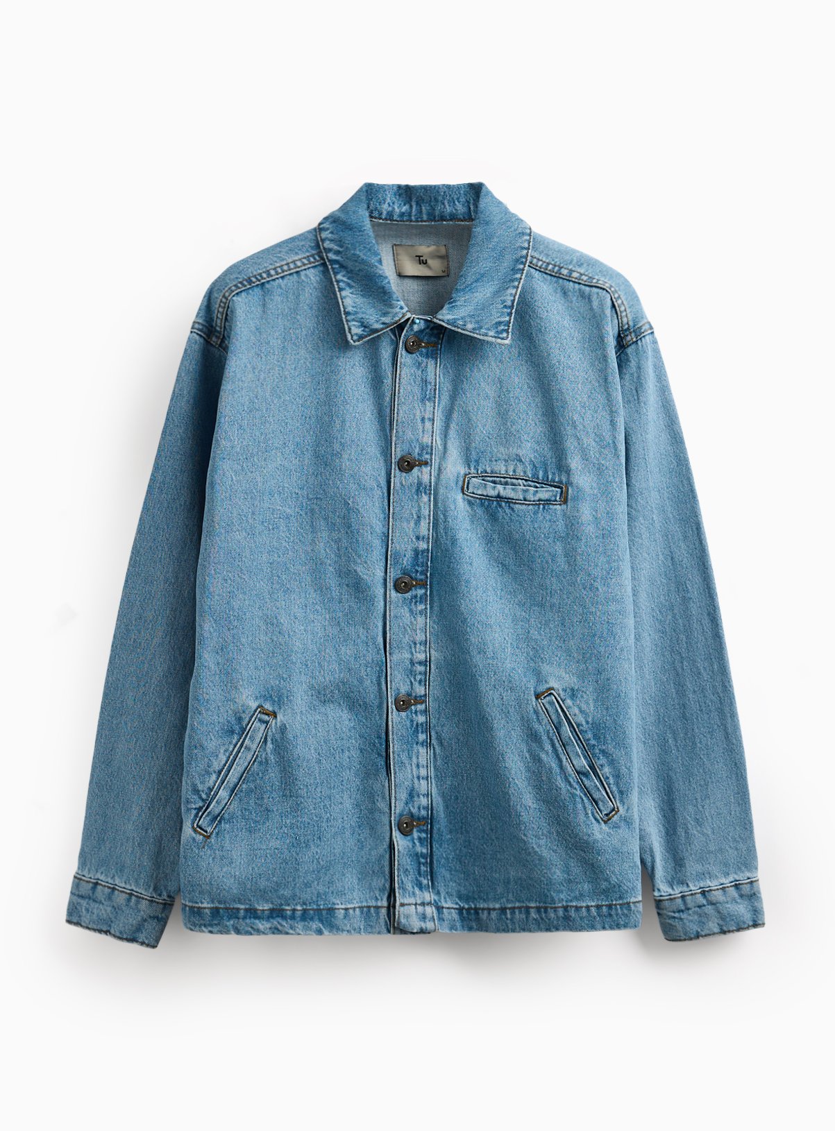Denim Blouson Style Jacket