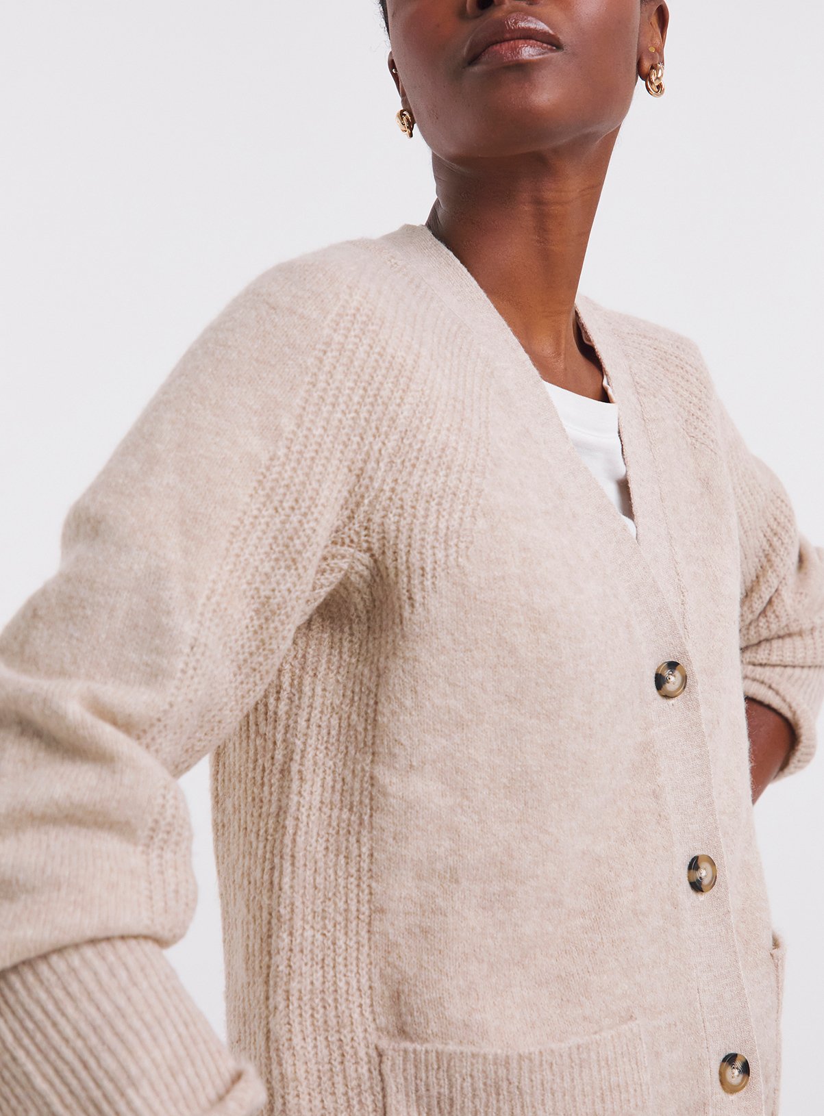 SIMPLY BE Boyfriend Cardigan 