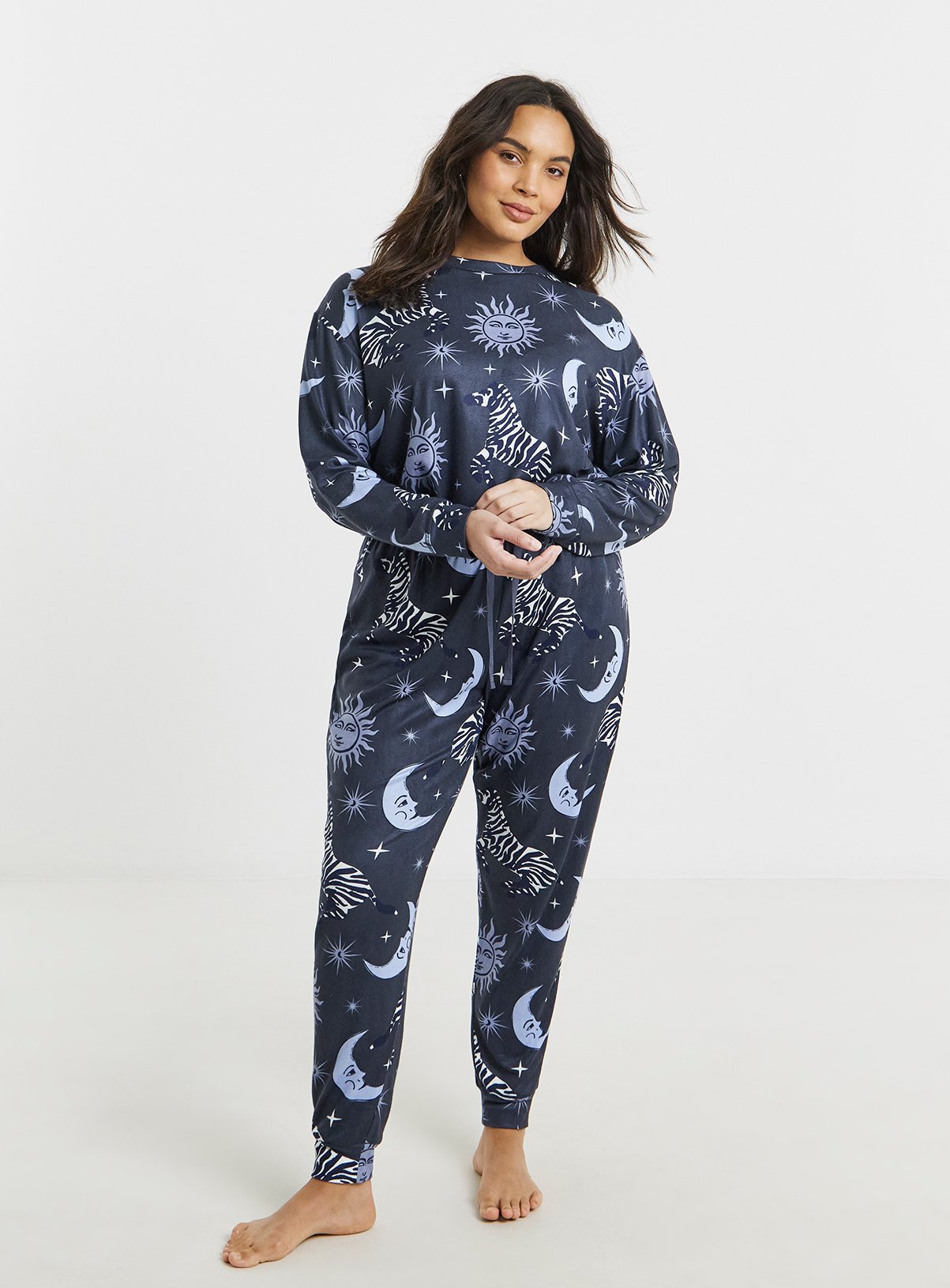 SIMPLY BE Supersoft Twosie Pyjama Set 