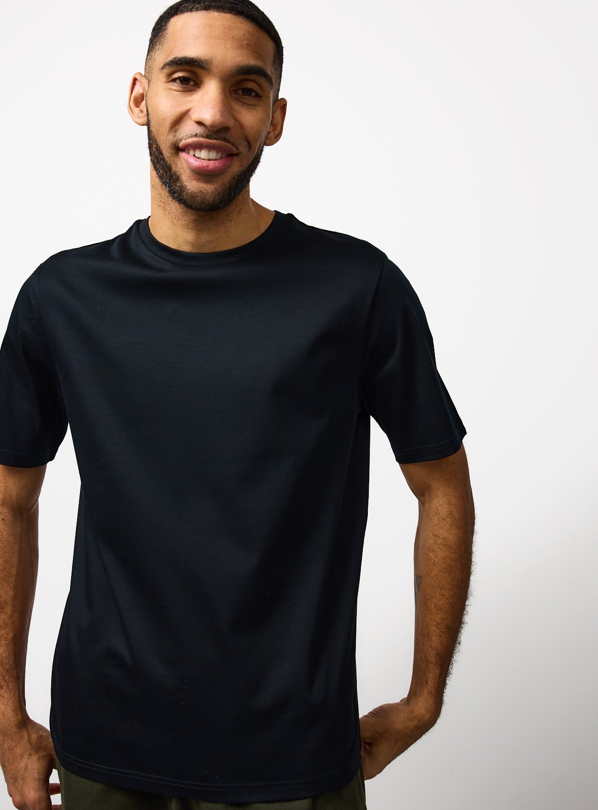 Black Supima Cotton T-Shirt XXL