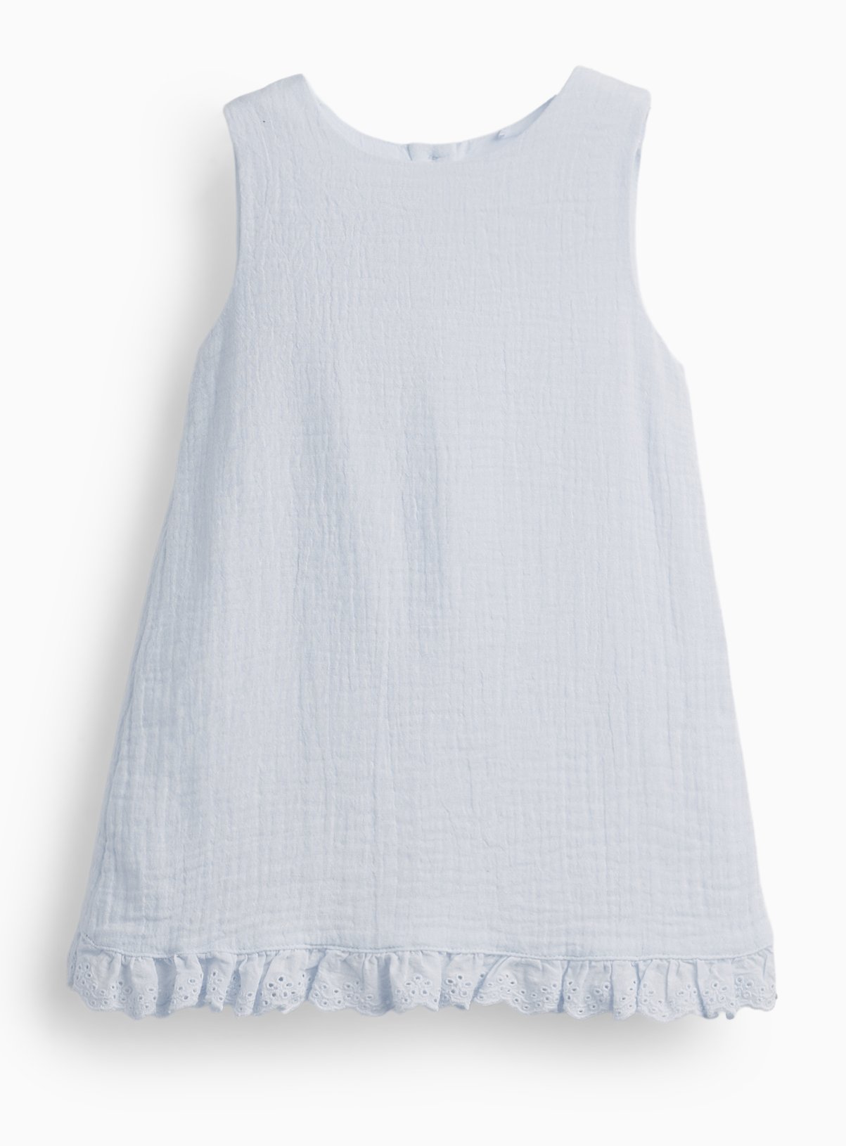 Blue Sleeveless Dress 