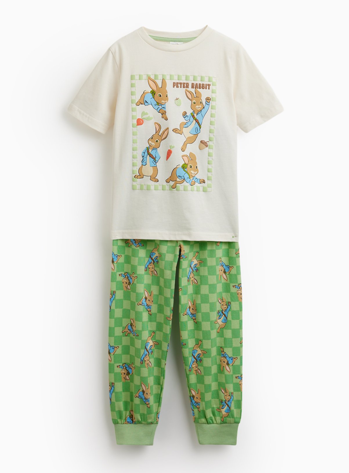 Mini Me Peter Rabbit Print Pyjama Set 