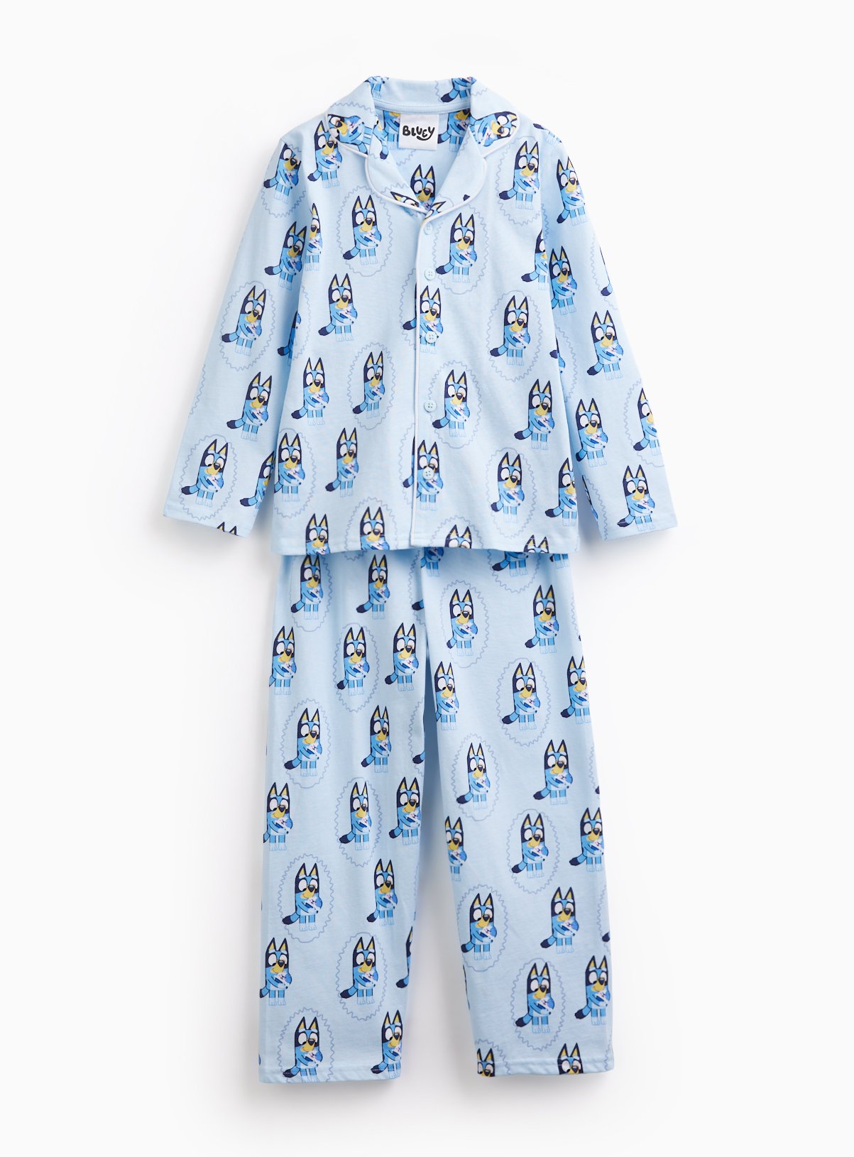 Blue Bluey Traditional Pyjamas 4-5 years