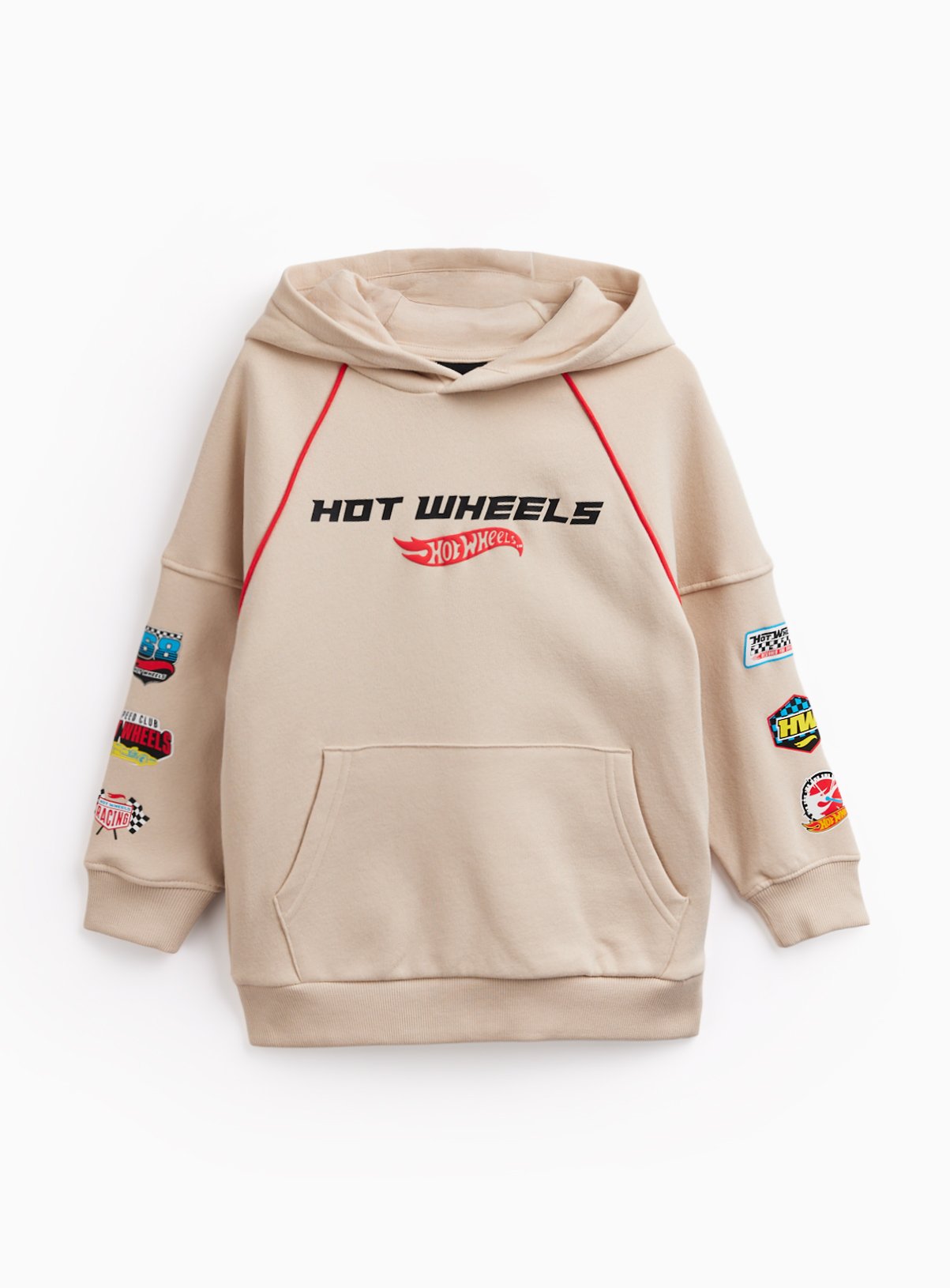 Stone Hot Wheels Graphic Print Hoodie 