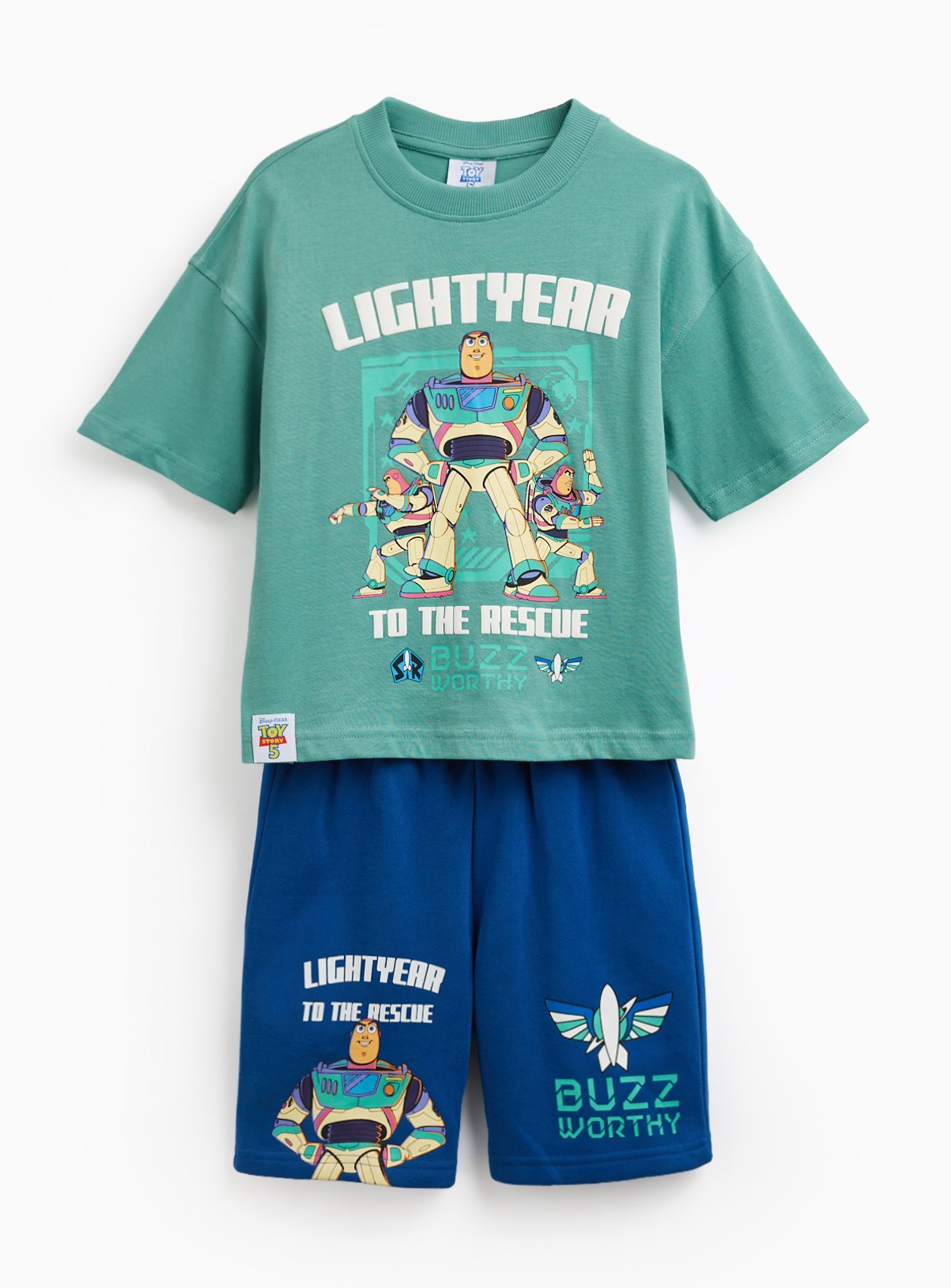 Green Toy Story T-Shirt & Shorts Set
