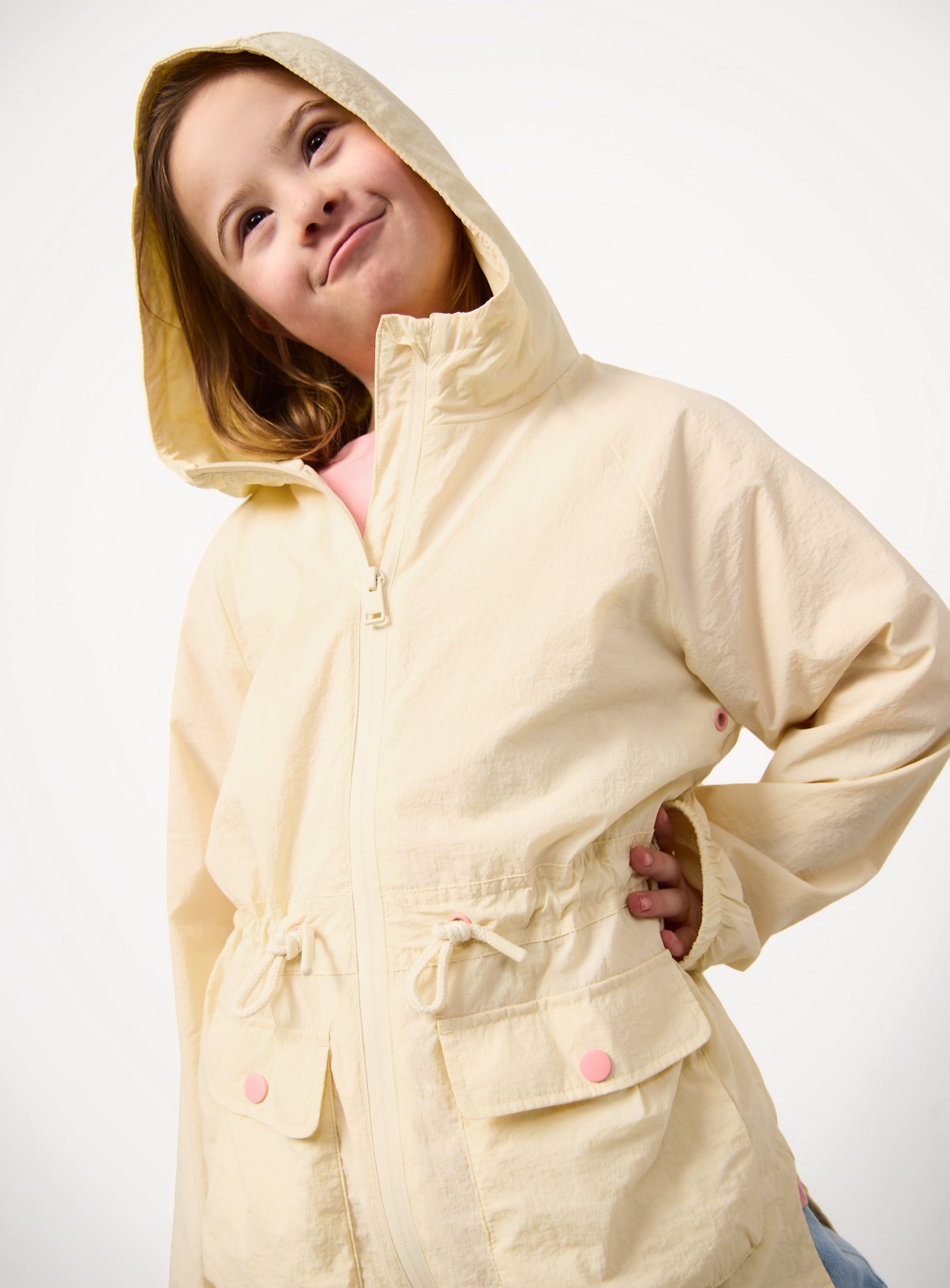 Yellow Shower Resistant Drawstring Mac 13-14 years