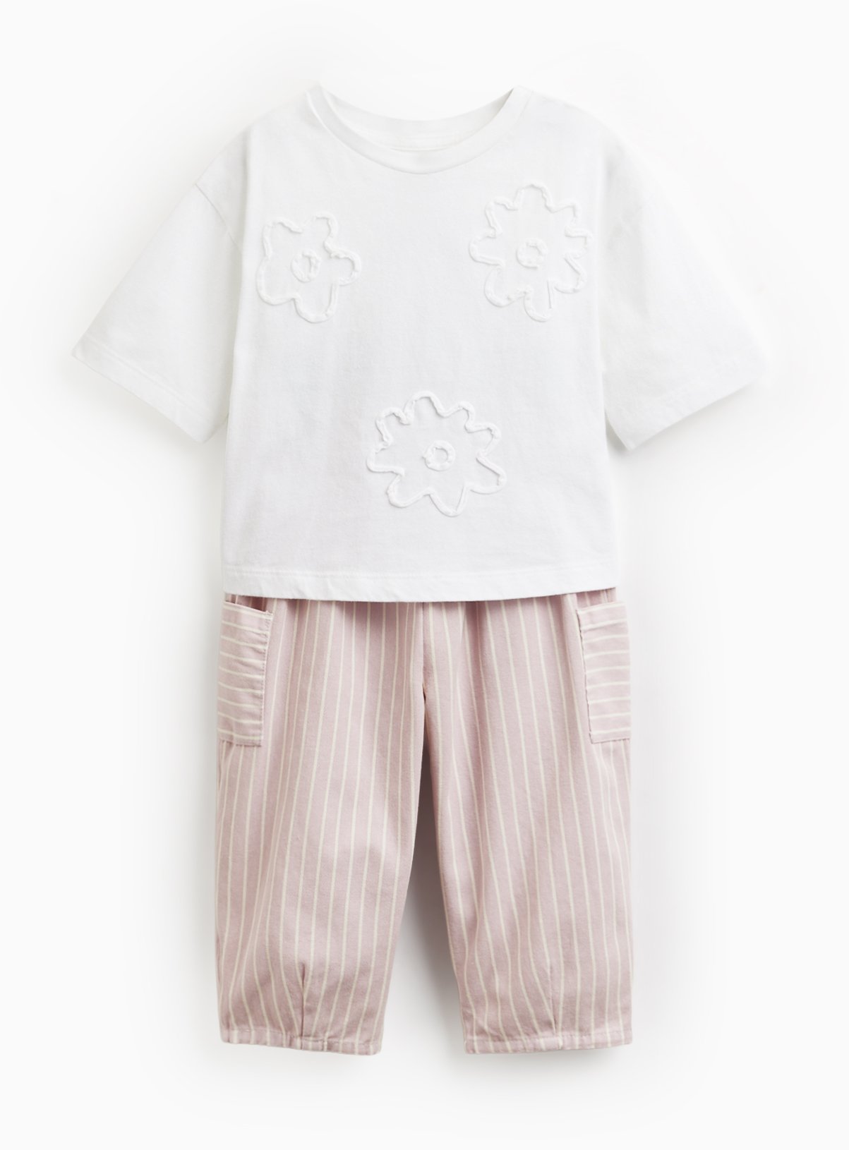 Applique Detail Top & Trousers Set 