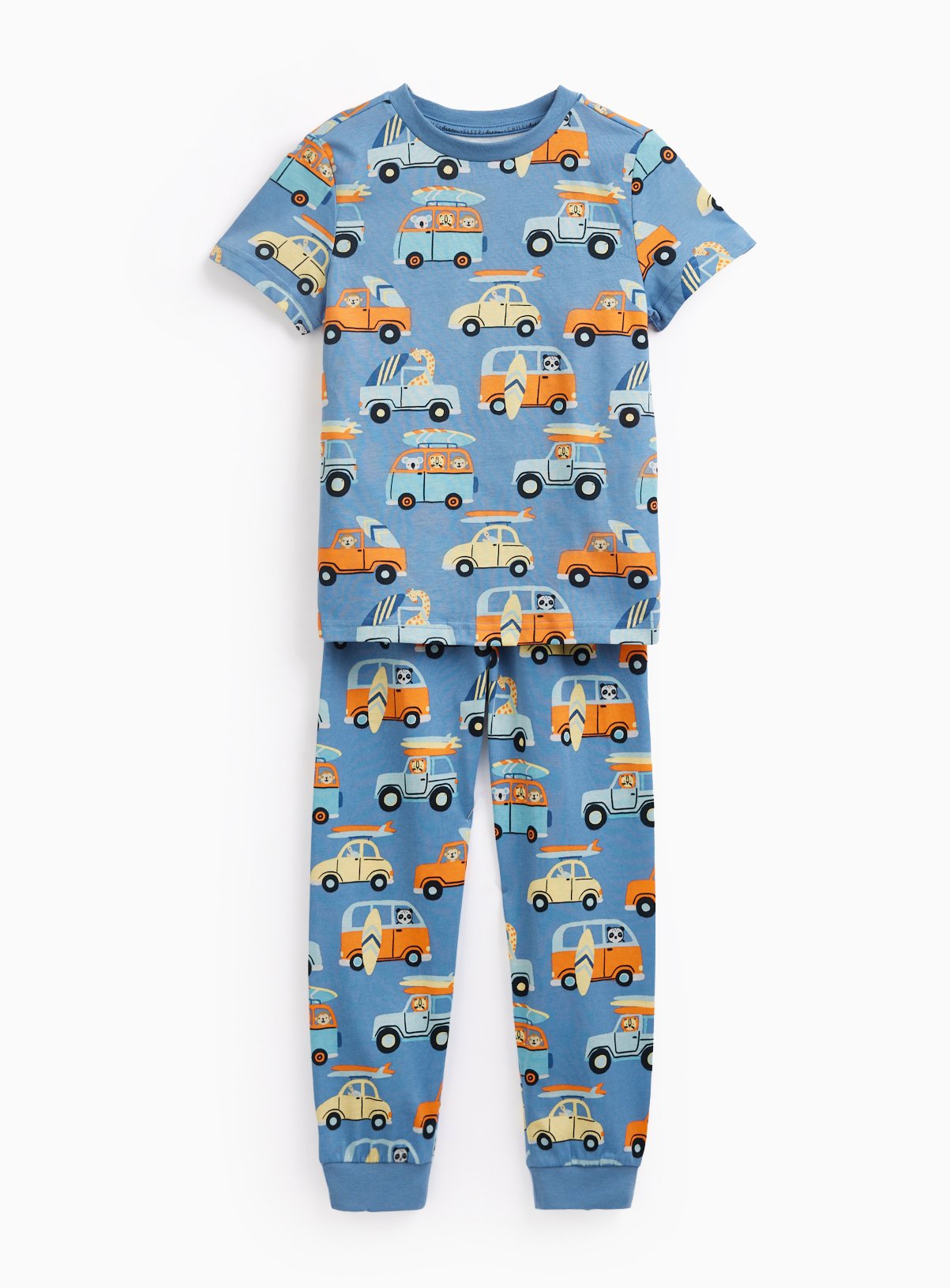 Transport Animal Print Short Sleeve Pyjama Set 