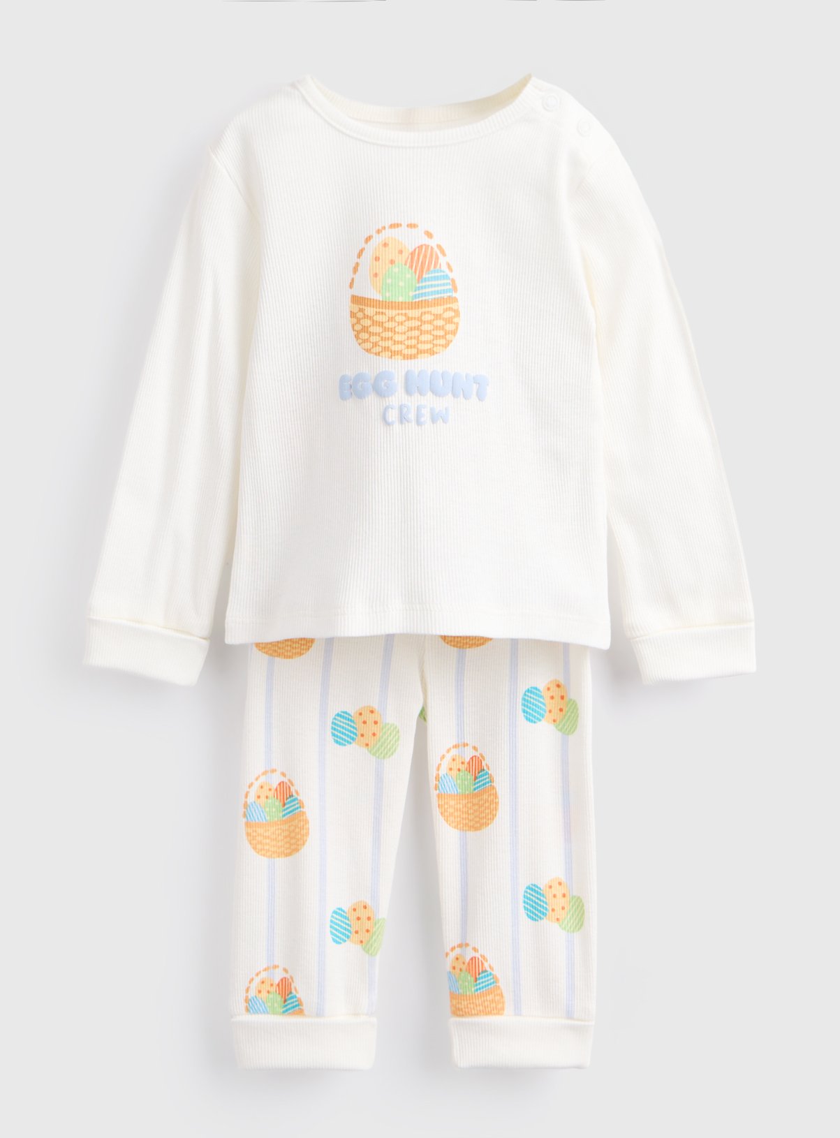 Easter Egg Hunt Crew Printed Pyjama Set 18-24 months