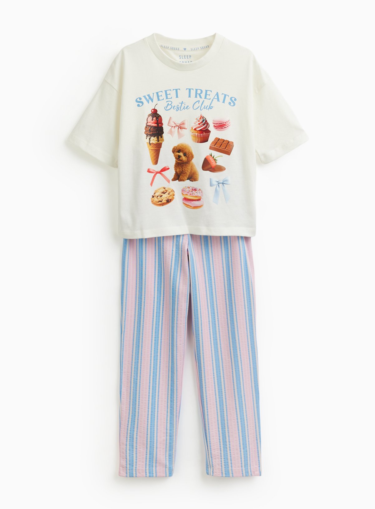 Sweet Treats Bestie Club Graphic Pyjama Set 