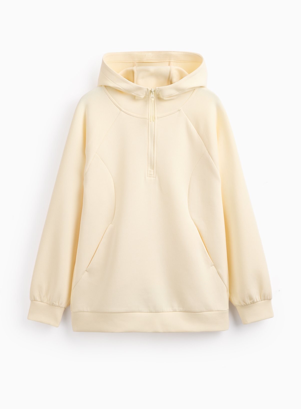 REAKTIV Yellow Luxe Scuba Hoodie 