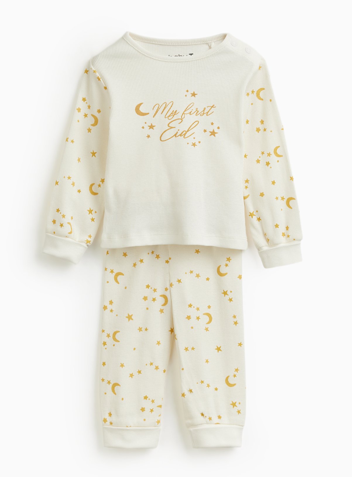 White My First Eid Pyjama Set 9-12 months
