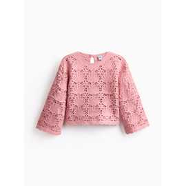 Shell Detail Crochet Jumper
