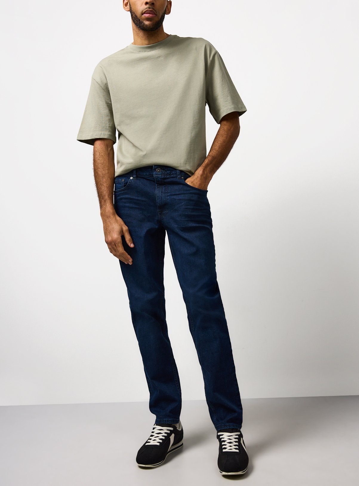 Dark Denim Slim Fit Jeans 