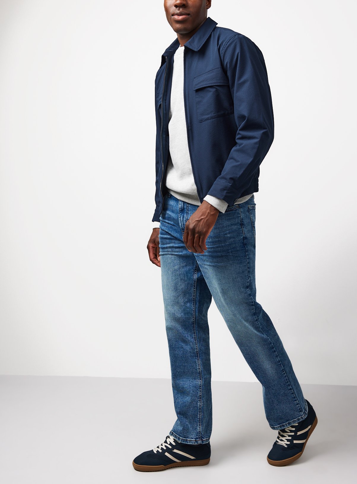 Mid Denim Bootcut Jeans 40S