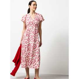 Floral Print Midaxi Tea Dress