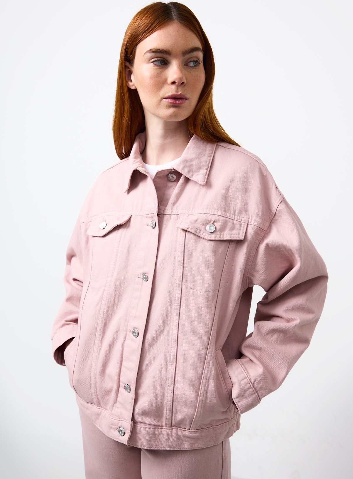 Pink Oversized Trucker Jacket 24