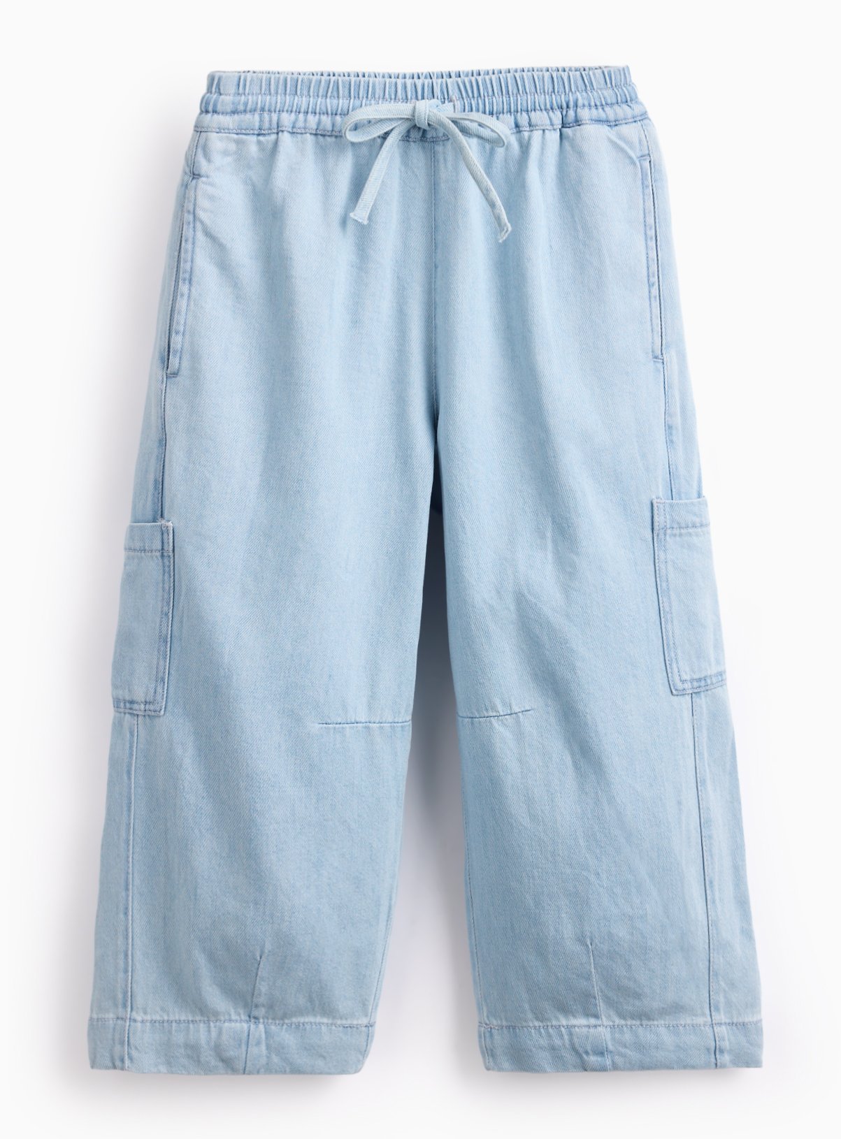 Blue Cargo Style Wide Leg Jeans 6 years