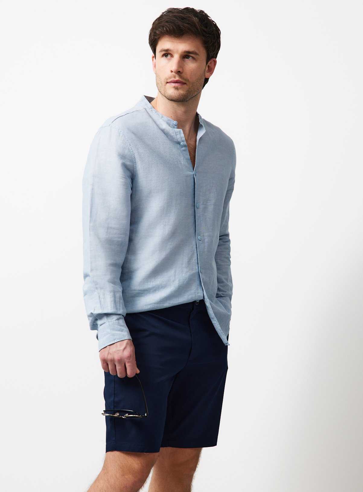 Navy Lightweight Chino Shorts 34